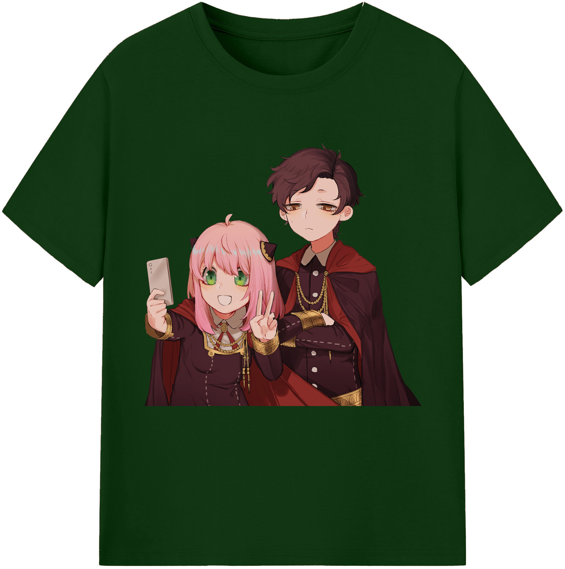 （画像用） SPY×FAMILY间谍家家酒 綿100％半袖Tシャツ（フロントプリント）